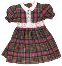 Vintage 1950s JCPenney Girl Plaid School Dress w/ Lace Trim Size Girls Sz 6 - $43.51 Vintage 1950s JCPenney Girl Plaid School Dress w/ Lace Trim Size Girls Sz 6 - $43.51