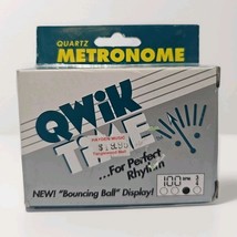 Qwik Time Qt-7 Quartz Metronome with Bouncing Ball Display - $281.78 MXN