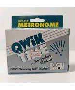 Qwik Time Qt-7 Quartz Metronome with Bouncing Ball Display - $281.78 MXN