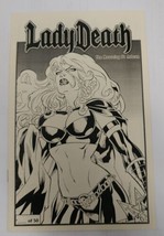 Lady Death The Mourning #1 Ashcan Premium Edition Chaos Comics New Stock 2002 - £39.81 GBP