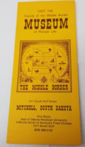 Pioneer Life Museum Brochure Mitchell South Dakota 1985 Friends Middle Border - £11.91 GBP