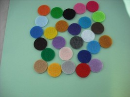 All Mix Colors- 900pc. Die Cut Felt Circles- Felt Circles - 1 inch - $26.00