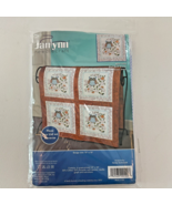 Cross Stitch Owl Quilt Blocks Janlynn Stamped 15X15, #021-1474 Needlecraft - $17.70 CAD