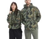 No Boundaries Unisex Oversize Hoodie Sweatshirt, Olive Marble Size M(38-40) - £22.15 GBP