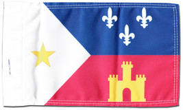 Acadiana - 5.5&quot; x 8.5&quot; Motorcycle Flag - £15.39 GBP