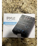 Pyle Pro PAD30MXUBT Bluetooth-Enabled 3-Channel DJ Mixer / Audio Interface - $95.04 CAD