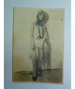 Vintage 1929 B&amp;W Photo, Jewish Girl in Fashion Clothing Tel Aviv, 8.5 x ... - $63.42 CAD