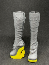 Monster High Doll Frankie Stein Freaky Fusion Silver Yellow Lightning Boots - £7.77 GBP