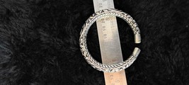 Unisexe 925 Argent Sterling Réglable Ancien Art Déco Bracelet Jonc Taille - £101.72 GBP