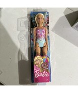 Barbie Doll Beach Water Swimsuit Pink Blue Floral Blonde New in Package - $96.19 MXN