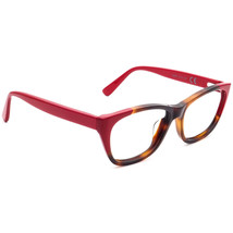 Maui Jim Eyeglasses MJ 2401-66 Tortoise with Red Rectangular Italy 52[]1... - £119.46 GBP