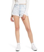 Size 30 Women&#39;s PacSun Festival High Rise Cutoff Denim Shorts, Indigo Glass - $17.98