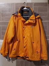 Abercrombie &amp; Fitch Fleece Lined Jacket Mens Orange Size Small Performan... - £59.91 GBP