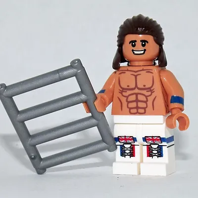 BBStore Buy Minifigures Online Davey Boy Smith British Bulldogs WWE Wrestler WWF - $6.50