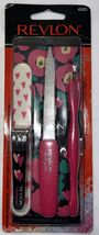 1- Revlon Manicure Essentials Kit Limited Edition Clippers File Pink New... - $14.84