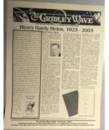 THE GRIDLEY WAVE #254 (2003) 2-page Edgar Rice Burroughs Tarzan fanzine - $282.52 MXN