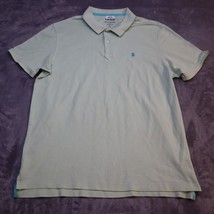 IZOD Polo Shirt Mens XL Green Casual Golf Golfing Rugby Stretch Performance - $19.68