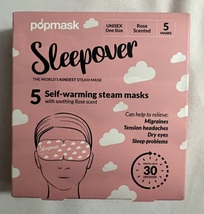 Popmask Sleepover Self Heated Eye Mask Rose Scent - £11.80 GBP