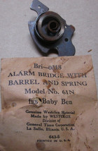 BABY BEN BRIDGE W/ BARREL &amp; SPRING Model No 61N,  WESTCLOX 0318 - $8.35