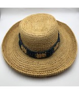 Vintage 1990s The Scala Collection Women&#39;s Straw Hat One Size Sun Hat - £22.90 GBP