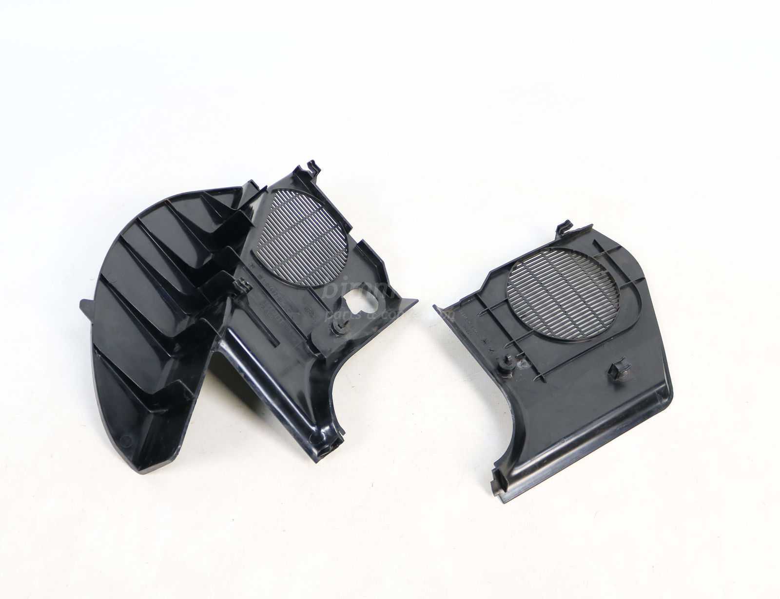 BMW E36 Black Lower Front Footrest Kick Panels Trims Side Covers 19921998 OEM Trim