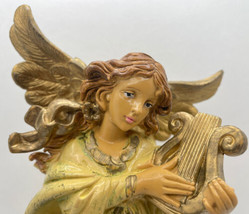 Euromarchi Angel Harp Figurine ITALY 5628 Musician Nativity Vintage  - £19.24 GBP