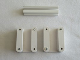 Passap Knitting Machine Parts Big Vario Part: 2 Bottom Feet and 1 Slider - $176.78 MXN