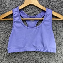 Avia Active Tank Top Sports Bra Lavender Wireless Unpadded Racerback M 8-10 - $7.70