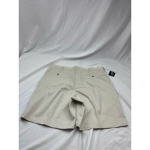 Basic Elements Mens Chino Shorts Brown Pleated Pockets Wrinkle Resistant... - £11.59 GBP