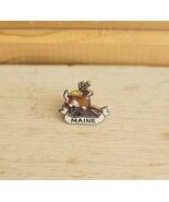White-tailed Deer Vintage Maine Pin Mini Mafco 1980 White - $13.80 CAD