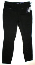 NWT New NYDJ Womens 10 Not Your Daughters Jeans USA Leggings Black Snake Skinny  - £125.03 GBP
