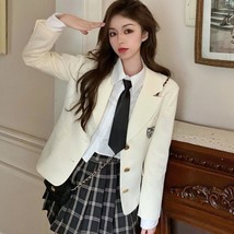 Harajuku School Girl Uniform Blazer | Women Japanese Cosplay Cardigan Coat - £54.52 GBP