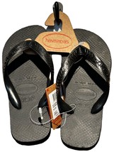 havaianas top flip flops black little kids 13C/1Y - NWT - $7.25