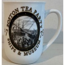 Boston Tea Party 1773 Ships &amp; Museum Mug.  Massachusetts.  American Revo... - $16.50