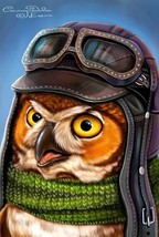 Owl Pilot  Russian modern Postcard / Postcrossing Почтовые открытки - $5.93