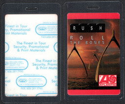 1991 Rush Laminated OTTO Backstage Pass from the Roll the Bones Tour - A... - £6.86 GBP