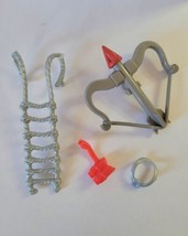 1987 Dino Riders 4PC Lot Replacement Parts Binoculars Crossbow Ladder Amp READ! - £11.60 GBP