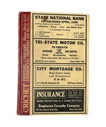 Vintage Telephone Directory 1933 Hudspeth&#39;s El Paso City Texas Hardcover... - $1,744.78 MXN