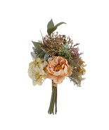 4 Head Large Bouquet with Spray and Eucalyptus Leaves 35cm - £32.76 GBP
