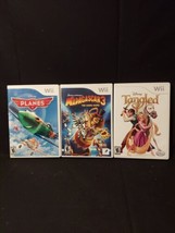 Lot of 3 Disney/DreamWorks Games - Planes / Tangled /Madagascar 3 CIB - £16.97 GBP