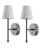 Globe Electric Wireless Rechargeable LED Integrated Wall Sconce 2-pack, ... - $735.38 MXN