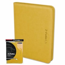 6 BCW Z-Folio 9-Pocket Album w/ Zipper (Holds 360 Cards) - Yellow - £95.98 GBP