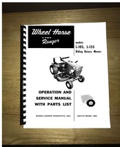 Wheel Horse Tractor Operation,Service Manual Models L-105 &amp; L-155 - $14.84