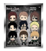 Monogram ATTACK ON TITAN 3D FOAM BAG CLIP SERIES 2 IN BLIND BAG - $11.87