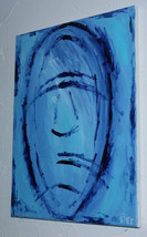 Acrylic Painting by Local Artist,Dan Nester,&quot;Blue&quot;- 12 x 16 - £35.80 GBP