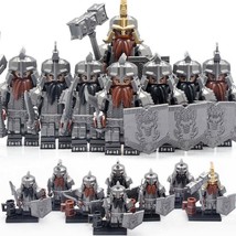 8Pcs Dwarf 2 Iron Army Military The Lord Of The Rings Minifigures Gift Toys - $17.99