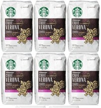 Starbucks Caffe Verona Dark Roast Ground Coffee 12oz 6 Bags - €33,14 EUR Starbucks Caffe Verona Dark Roast Ground Coffee 12oz 6 Bags - €33,14 EUR