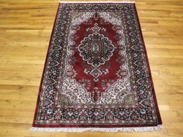 Dazzling 4x6 Authentic Hand-Knotted Art Silk Jammu Rug PIX-29287 - £2,144.83 GBP