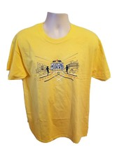 NYRR New York Road Runners Mighty Milers Adult Large Yellow TShirt - £12.92 GBP