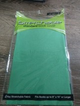 KITTRICH - Stretchable Fabric Book Covers Jumbo Size - 8&quot; x 11&quot; or larger Green - £10.42 GBP
